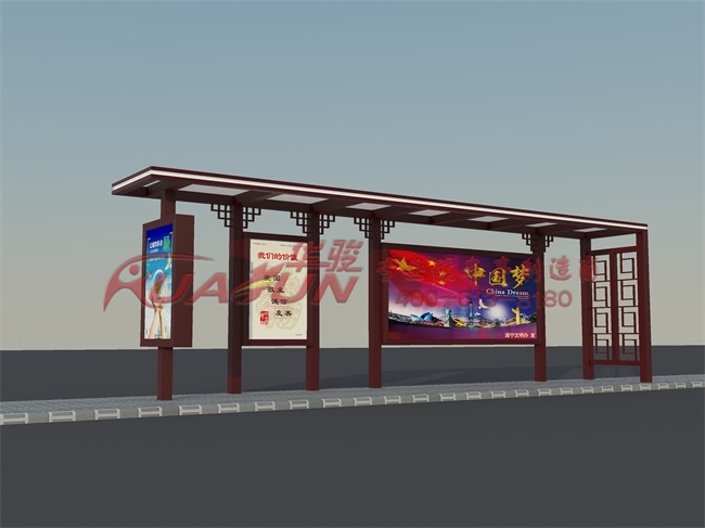 黑龍江公交站臺(tái)智能化 加工定制 不銹鋼公交候車(chē)亭生產(chǎn)廠家