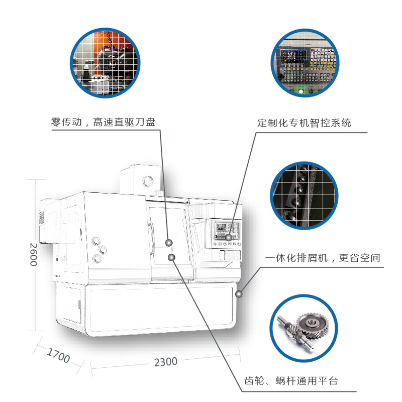 4-Axis Internal Cyclone Milling Machine