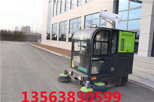 騰陽電動掃地車代替人工解決各種清掃難題