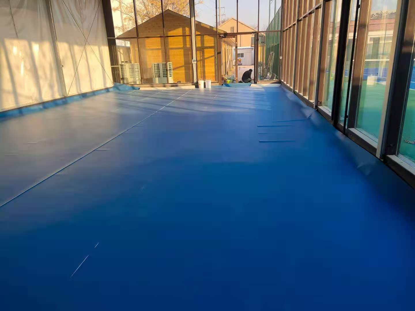 膠州黃島環氧地坪生產廠家環氧自流平包工包料