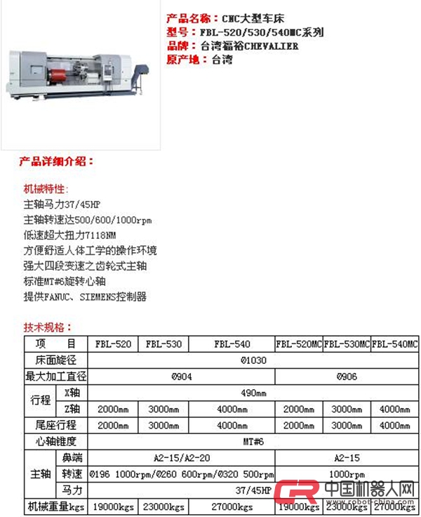 台湾福裕多功能CNC車床 数控车床 大水磨 加工中心机