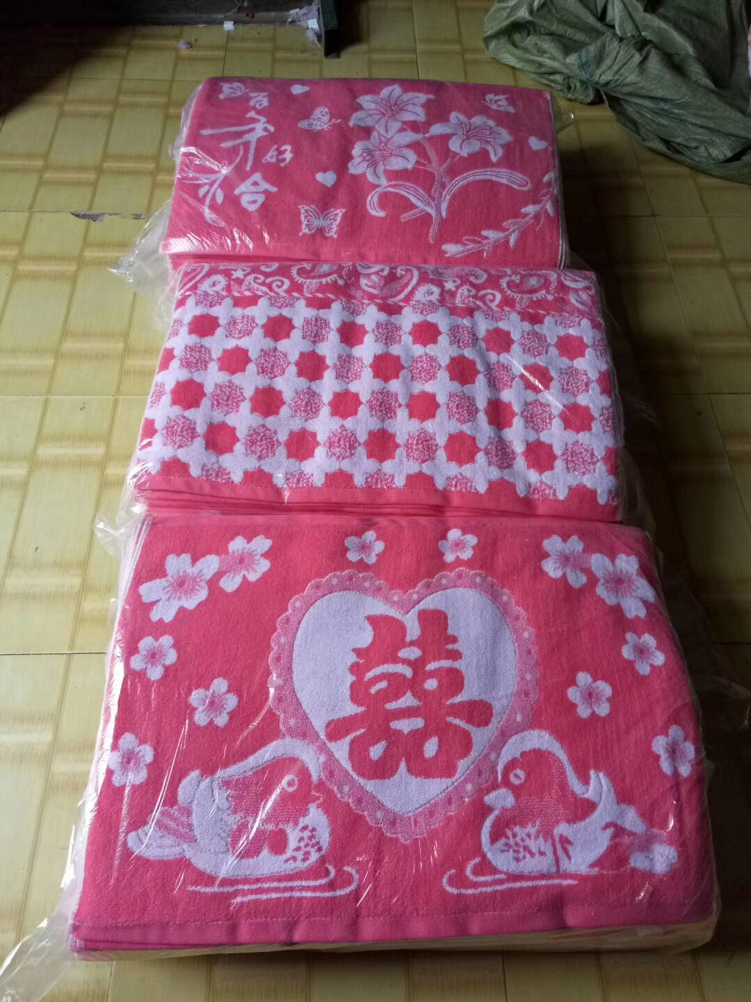 供應(yīng)簡汐純棉提花枕巾批發(fā) 庫存尾貨枕巾 地攤甩貨枕巾原始圖片2