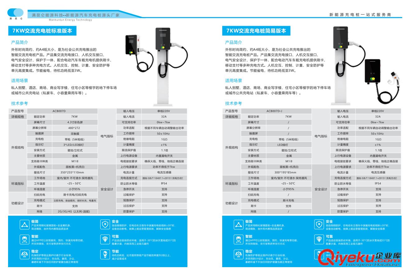 7KW交流充電樁標準版本【廠家批發(fā)零售】