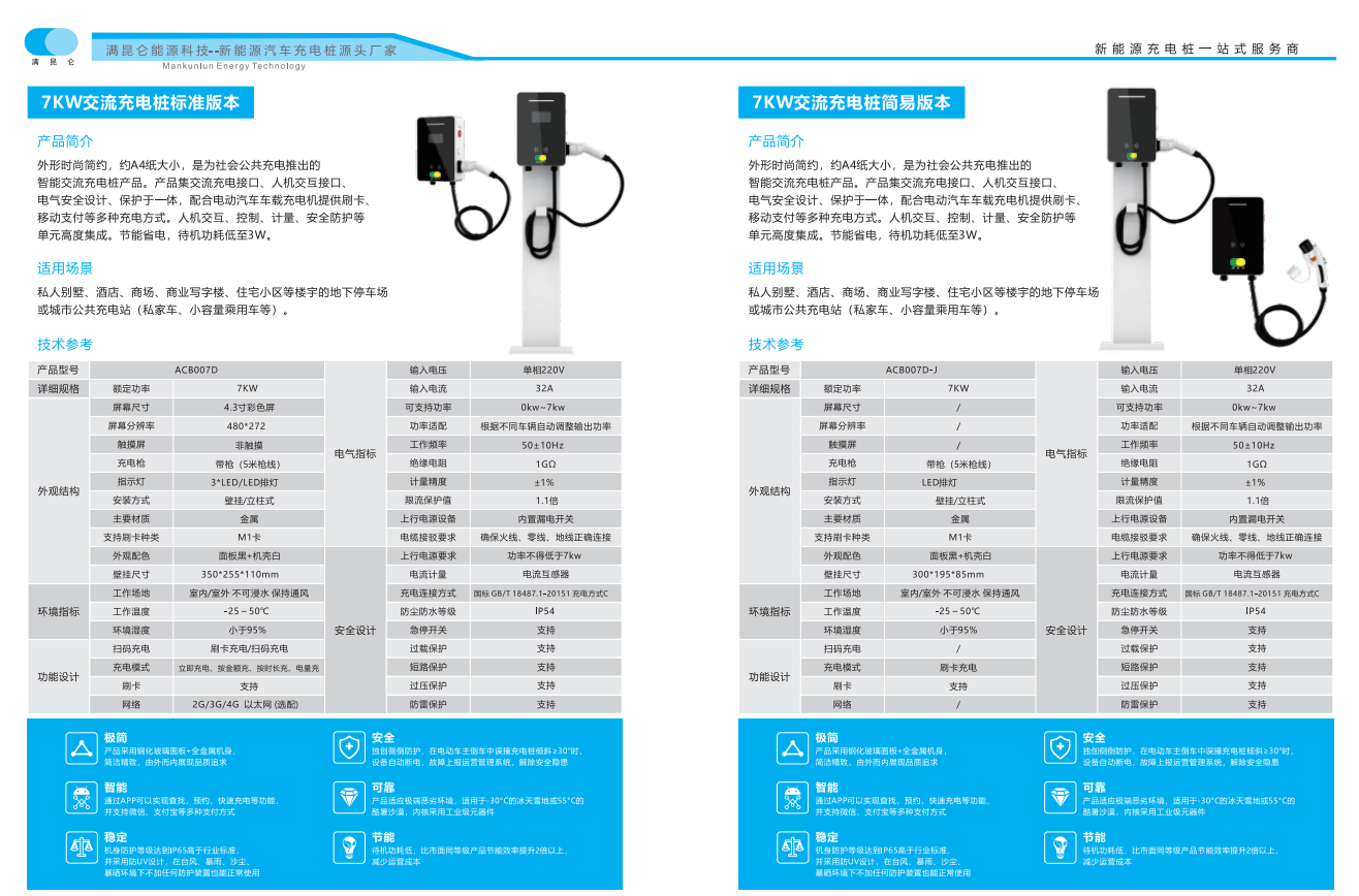 7KW交流充電樁簡易版本【廠家批發零售】原始圖片2