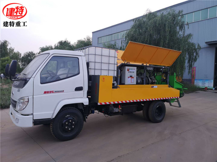 供應建特JTSP-16C型-車載混凝土濕噴機-濕噴臺車-雙噴頭