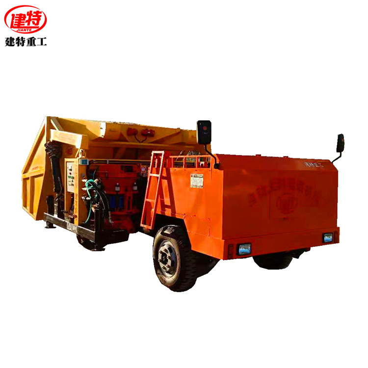 供應建特JPG-D2型隧道混凝土噴漿車-一拖二單斗