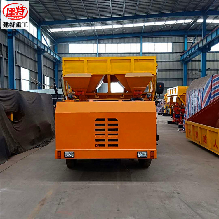 供應建特JPG-S2型一拖二雙斗-隧道混凝土噴漿車