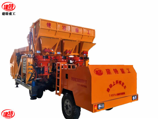 供應建特JPG-S3型一拖三雙斗-隧道混凝土噴漿車