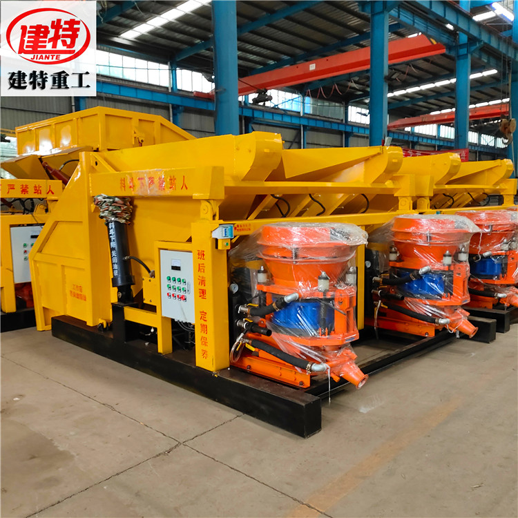 供應建特重工D2型一拖二單斗-吊裝噴漿機原始圖片2