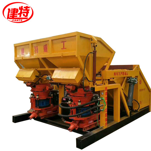 供應(yīng)建特重工S2型一拖二雙斗-吊裝噴漿機(jī)