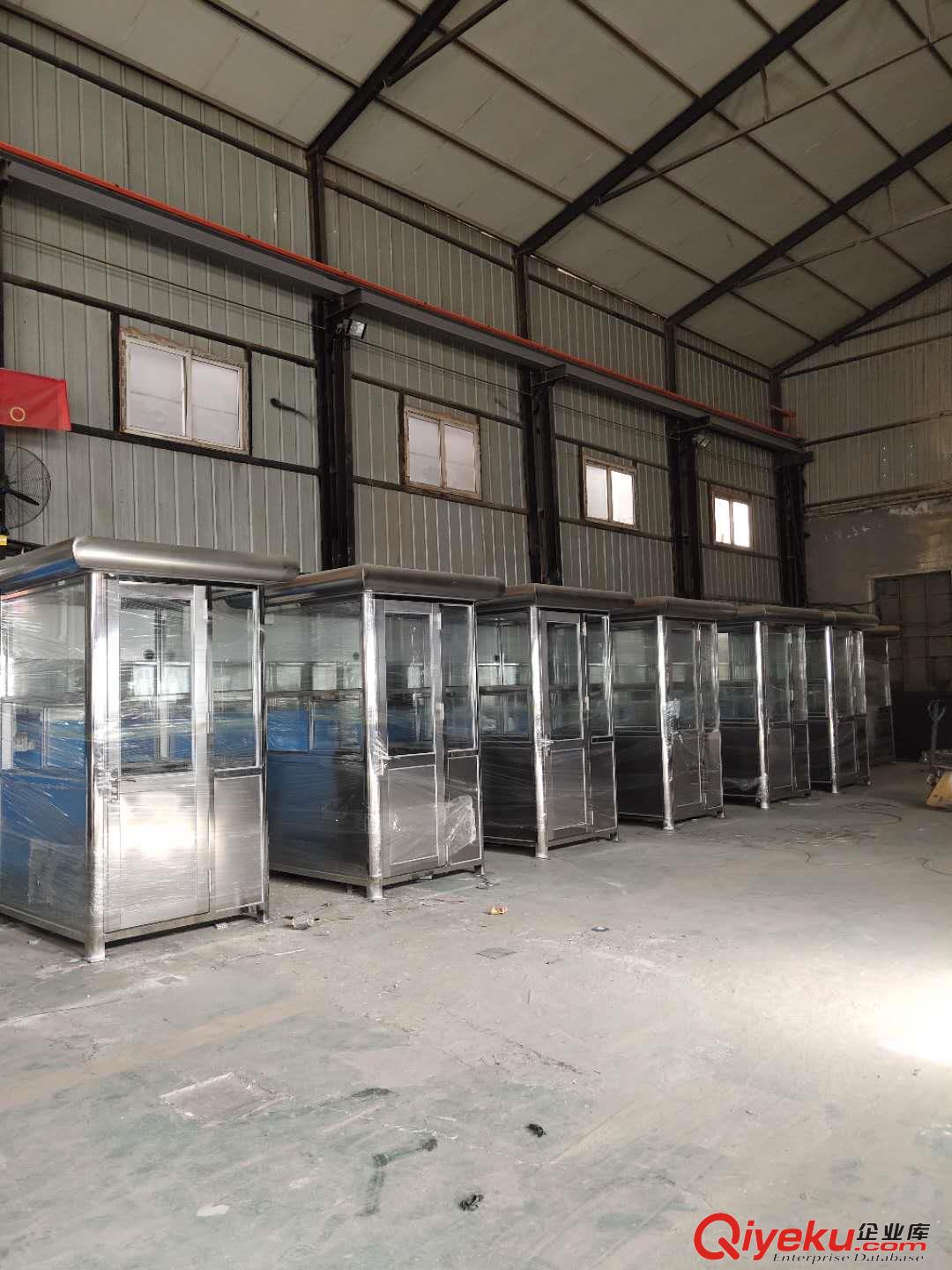 沈陽當地崗亭廠  制作白鋼常規崗亭  金屬雕花活動房 原始圖片3